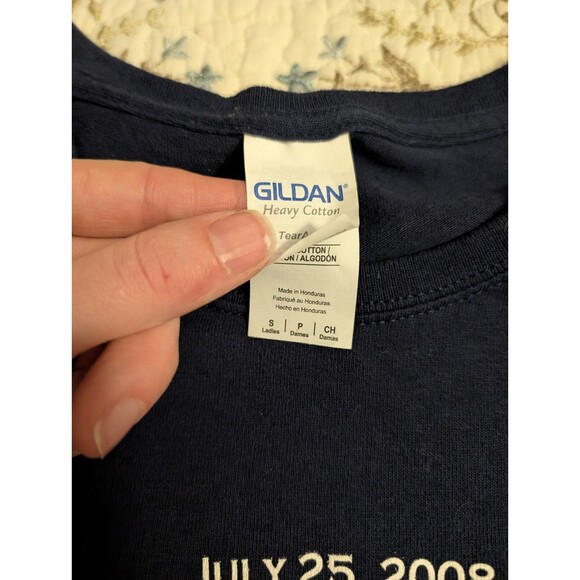 The Catalina Wine Mixer Step Brothers Funny Navy Basic Junior Womens Shirt Sz Xs - Picture 3 of 4